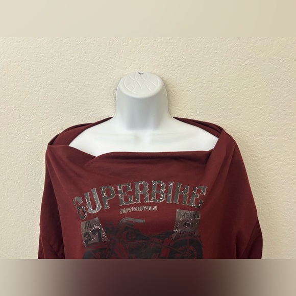 Shein Women's Size Small Soft T Shirt Super Comfy Long Sleeve Top Superbike - Picture 2 of 6